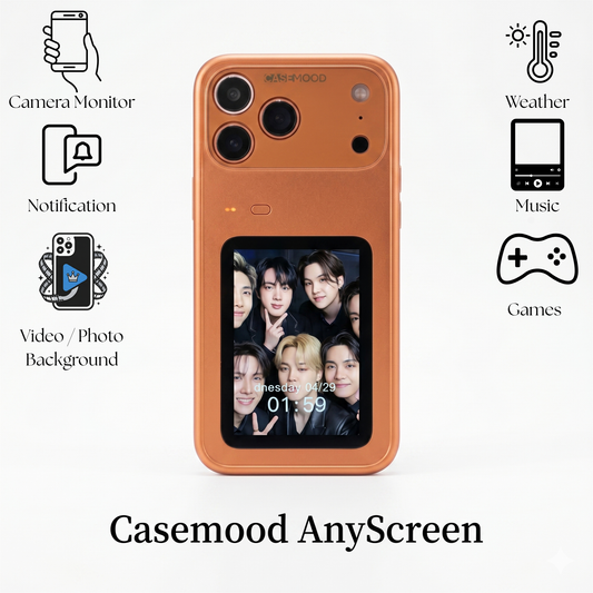 Casemood AnyScreen | Revolutionary Dual Screen Smart Phone Case