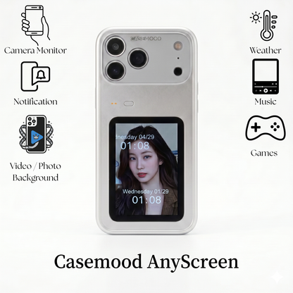 Casemood AnyScreen | Dual Touchable Screen iPhone Case