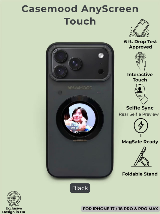 Casemood AnyScreen Touch | Dual-Screen MagSafe Case