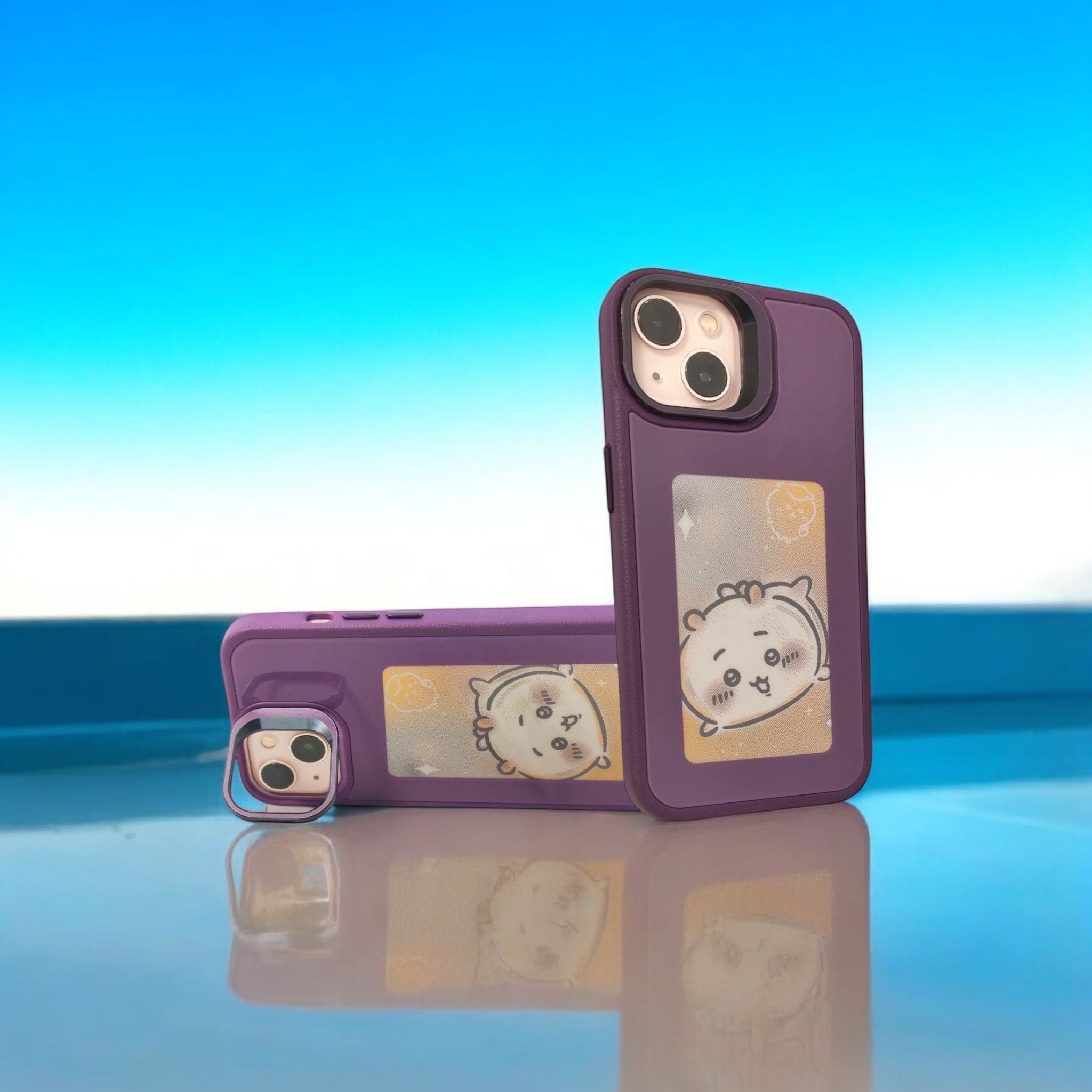 DIY Phone Case with Foldable Stand_ Purple_iphone